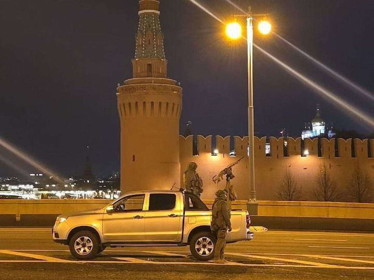 В сети распространилось фото "защитников" Кремля