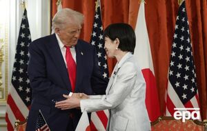 Такаити заявила, что "очень впечатлена и вдохновлена" Трампом