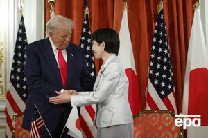 Такаити заявила, что "очень впечатлена и вдохновлена" Трампом