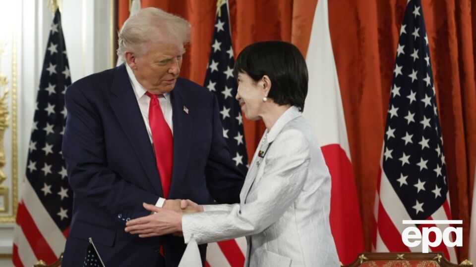 Такаити заявила, что "очень впечатлена и вдохновлена" Трампом