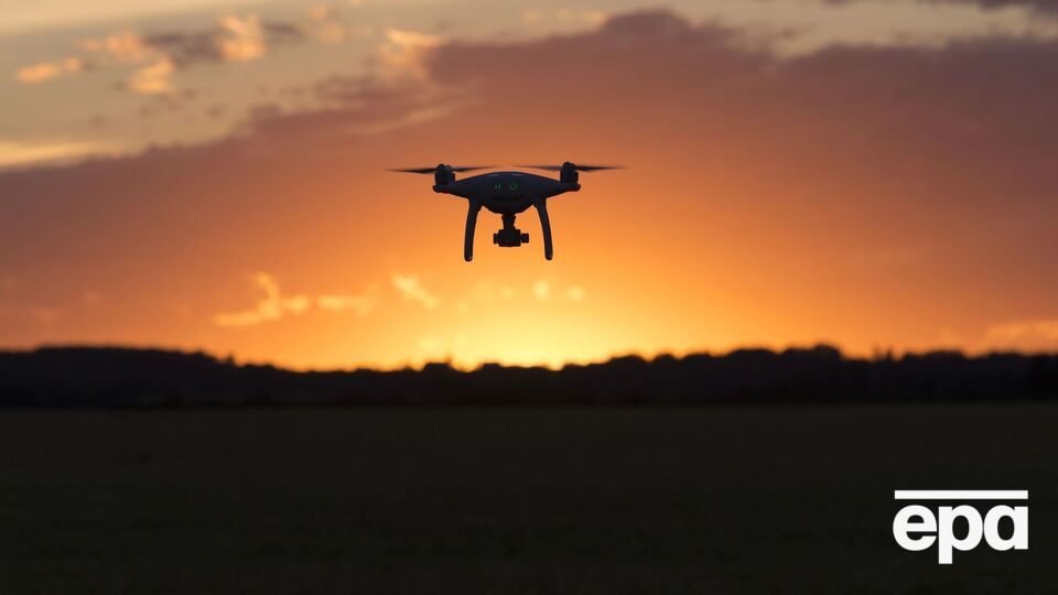 Один из дронов союзники сбили, однако найти его обломки не удалось