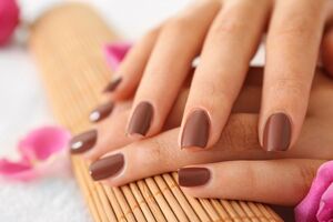 Шоколадная гамма будет подходить осени