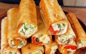 Для начинки возьмите любимую зелень