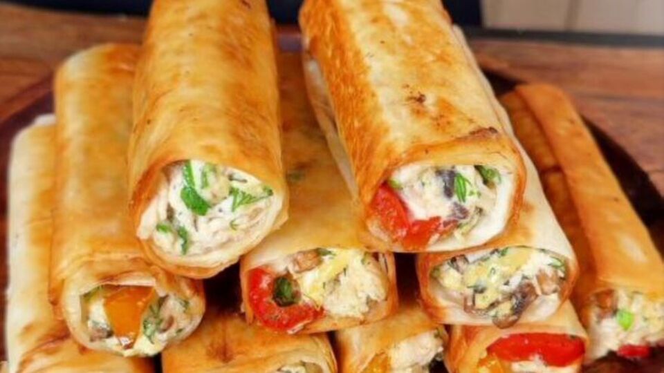 Для начинки возьмите любимую зелень