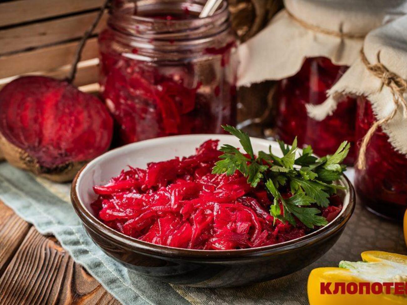 Свеклу нужно натереть на крупной терке