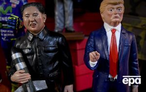 Відповідаючи на запитання про теми, які хотів обговорити з Кім Чен Ином, Трамп знову розповів, що мав "чудові стосунки" з ним