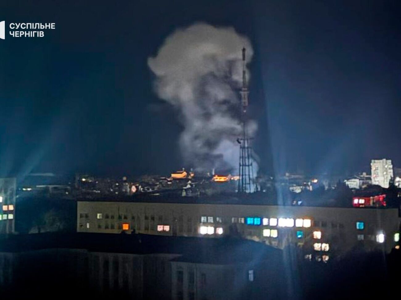 Черниговский городской совет предупредил о запланированных работах по стабилизации конструкции телебашни