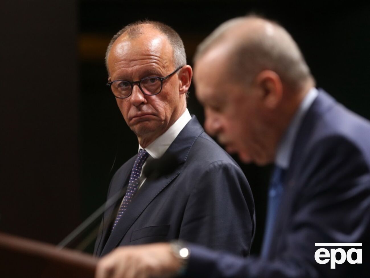 Ердоган не погодився з Мерцом щодо ситуації в Газі