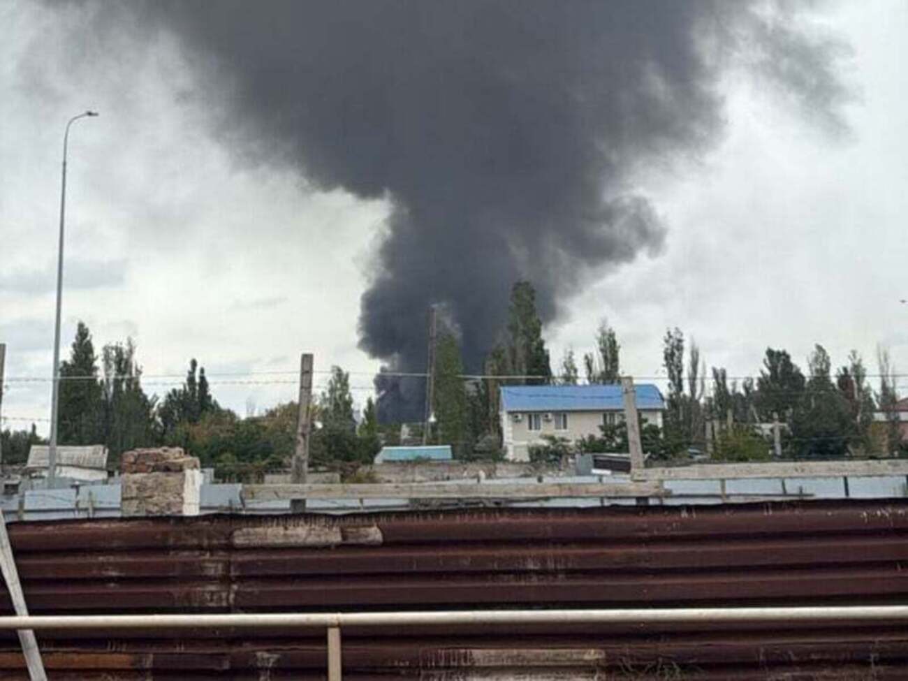 Топливный объект ранее уже атаковали БПЛА