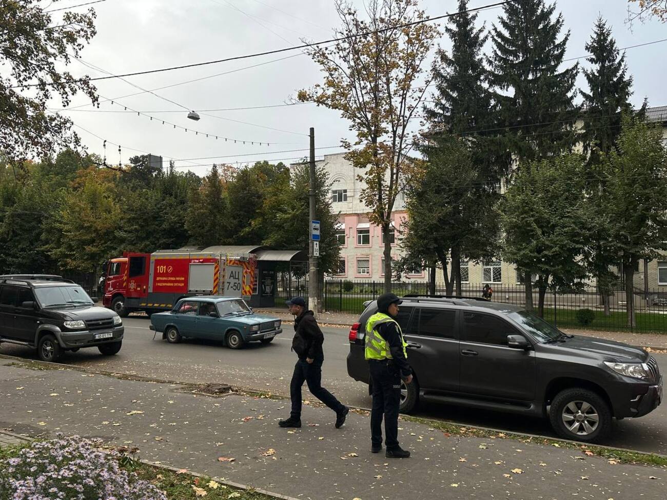 В роддом попал дрон