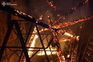 На місці прильотів були пожежі