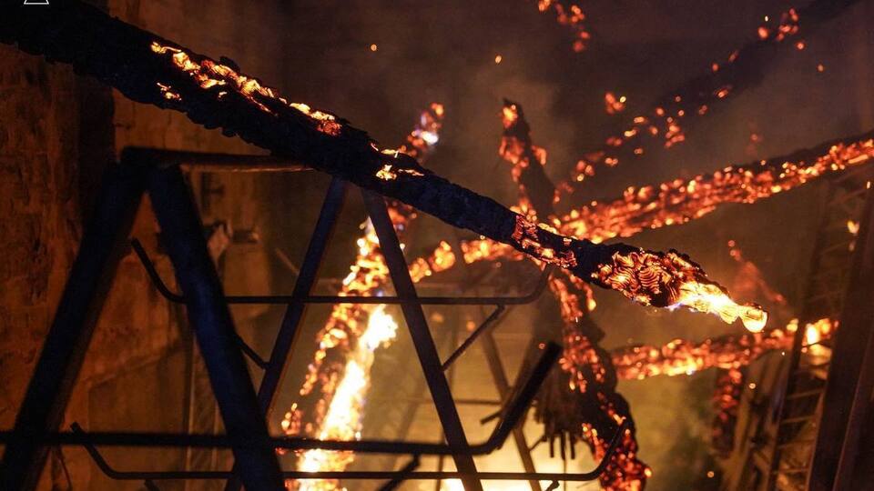 На місці прильотів були пожежі