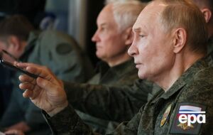 Кремль стремится внушить страх европейцам и ослабить единство и решительность НАТО (на фото – нелегитимный президент РФ Владимир Путин во время учений "Запад 2025")