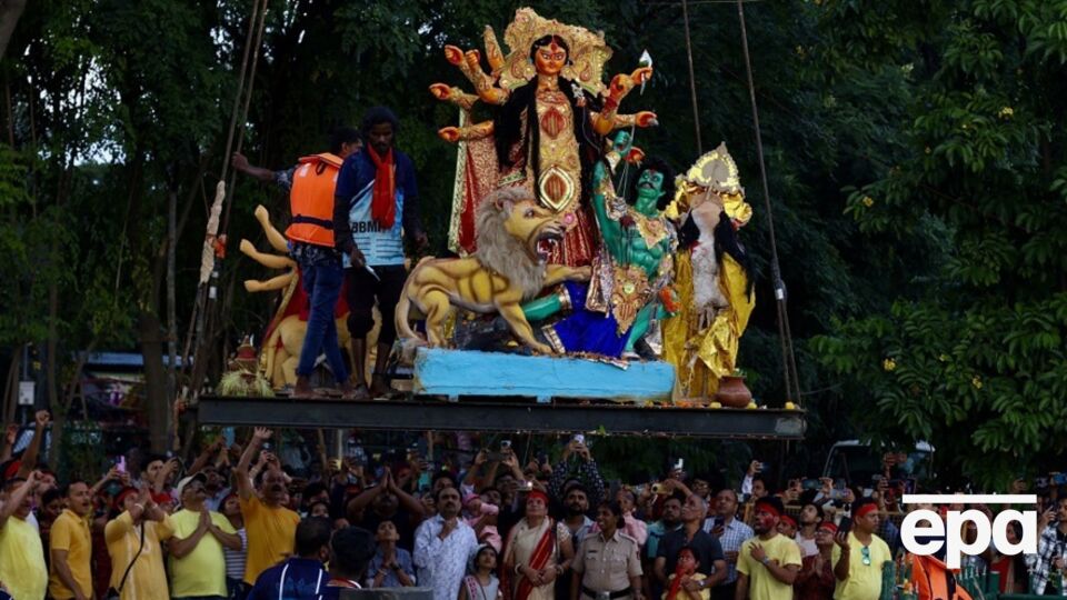 Фестиваль Дурга-Пуджа традиційно відбувається в Індії восени