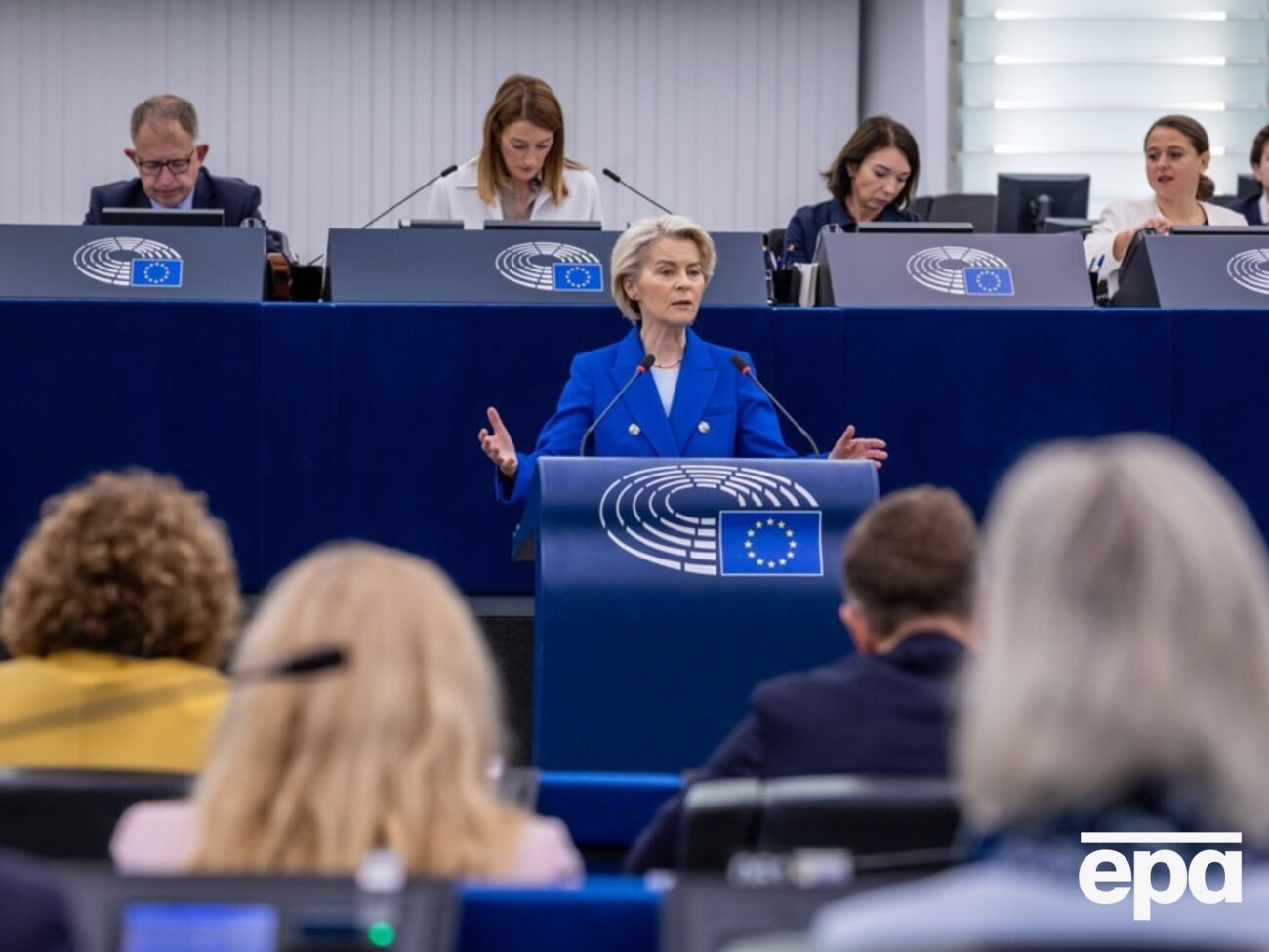 Фон дер Ляйен назвала вторжение российских дронов в ЕС "гибридной войной"