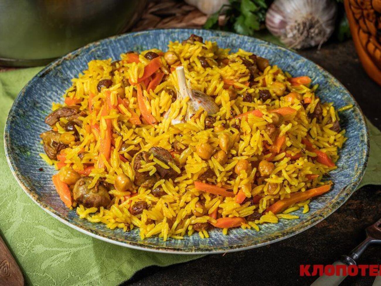 Плов перед подачей должен настояться