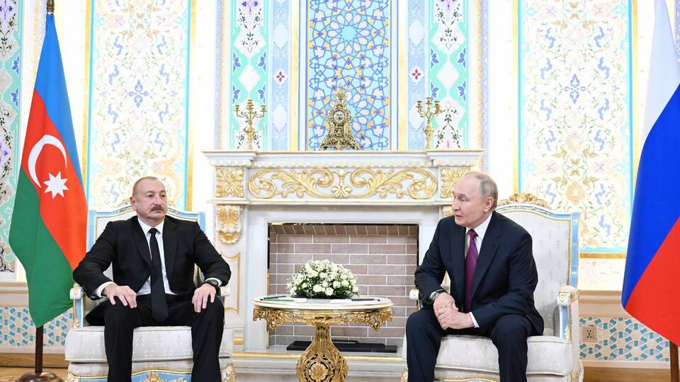 Алиев и Путин провели переговоры в Душанбе