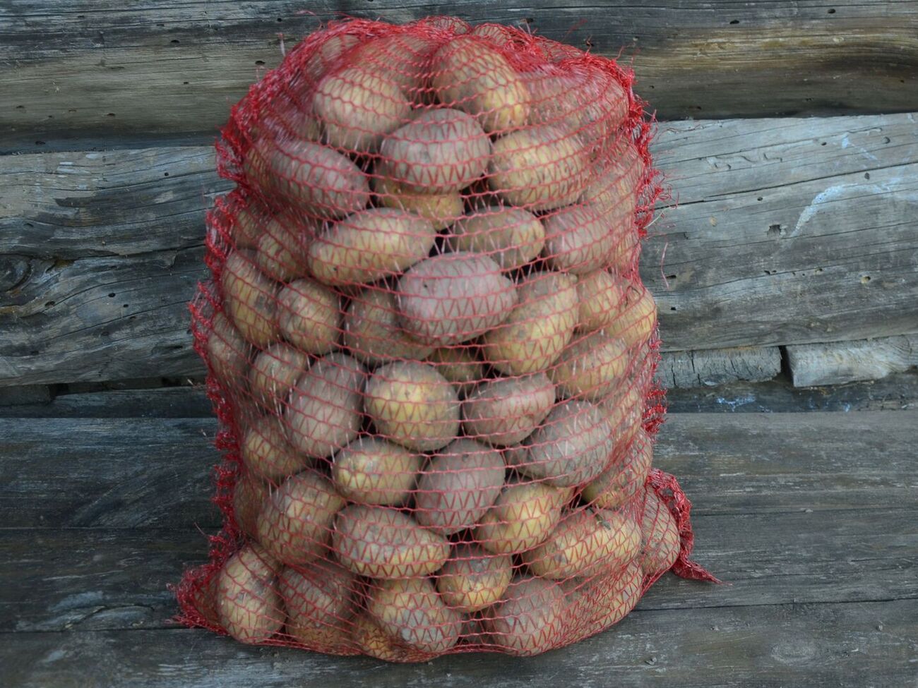 Картофель нужно хранить в сетках