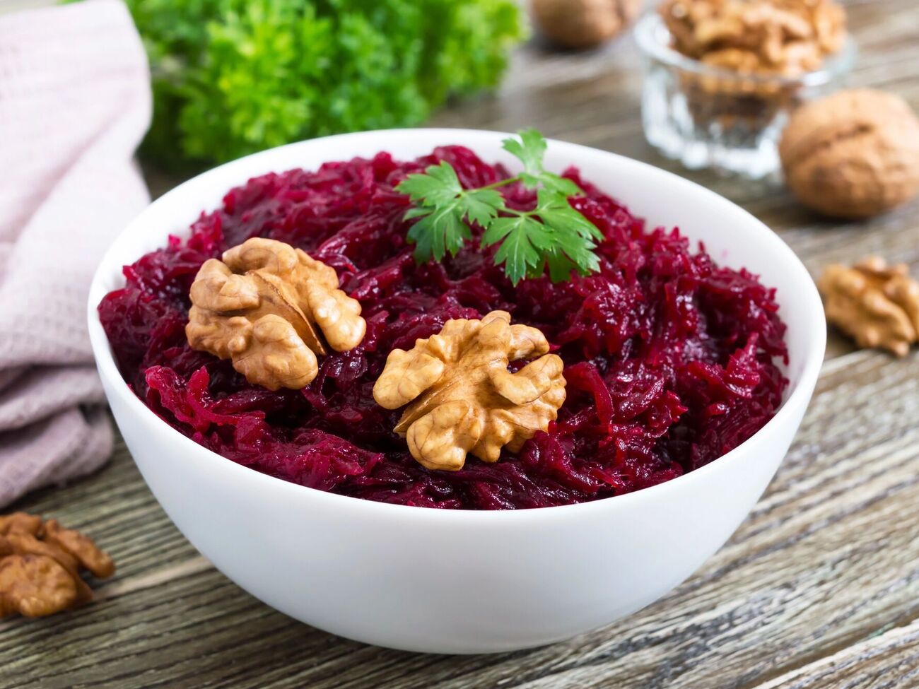 Свеклу следует тереть довольно крупно