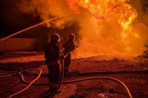 После обстрела горели энергообъекты
