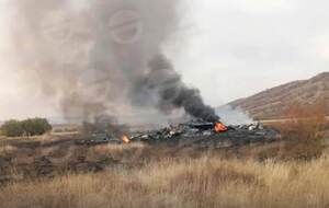 Турецкий самолет вылетел с аэродрома Гянджа в Азербайджане