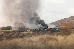 Турецкий самолет вылетел с аэродрома Гянджа в Азербайджане