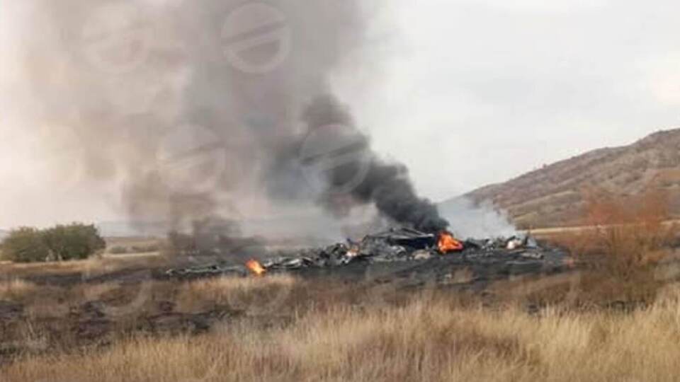 Турецкий самолет вылетел с аэродрома Гянджа в Азербайджане