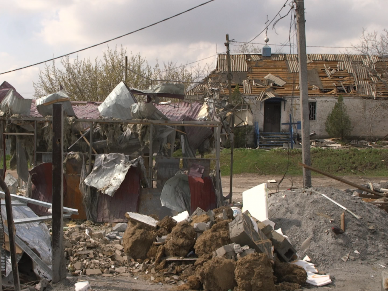 Малокатериновка находится вблизи линии фронта