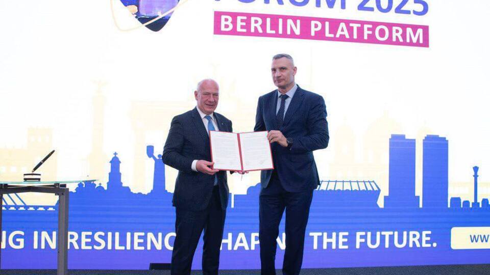 Кличко: Подписали меморандум о совместных усилиях для возобновления прямого железнодорожного сообщения между Киевом и Берлином