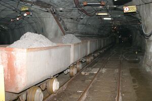 На шахте "Ингульская" произошел прорыв гидроукладочной смеси