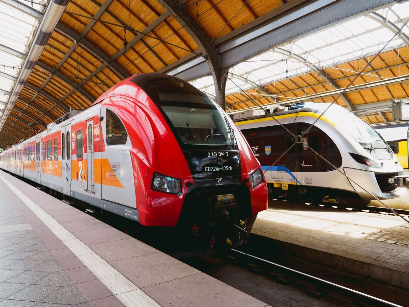 Після прибуття патруля на станцію Радниця агресивну пасажирку передали поліції