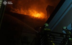 У Подільському районі зафіксовано пожежу