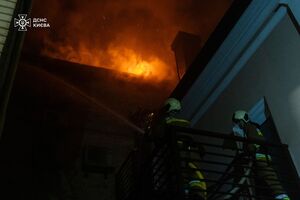 У Подільському районі зафіксовано пожежу