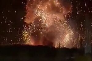 Попередньо, під удар потрапили нафтобаза й позиція російської ППО