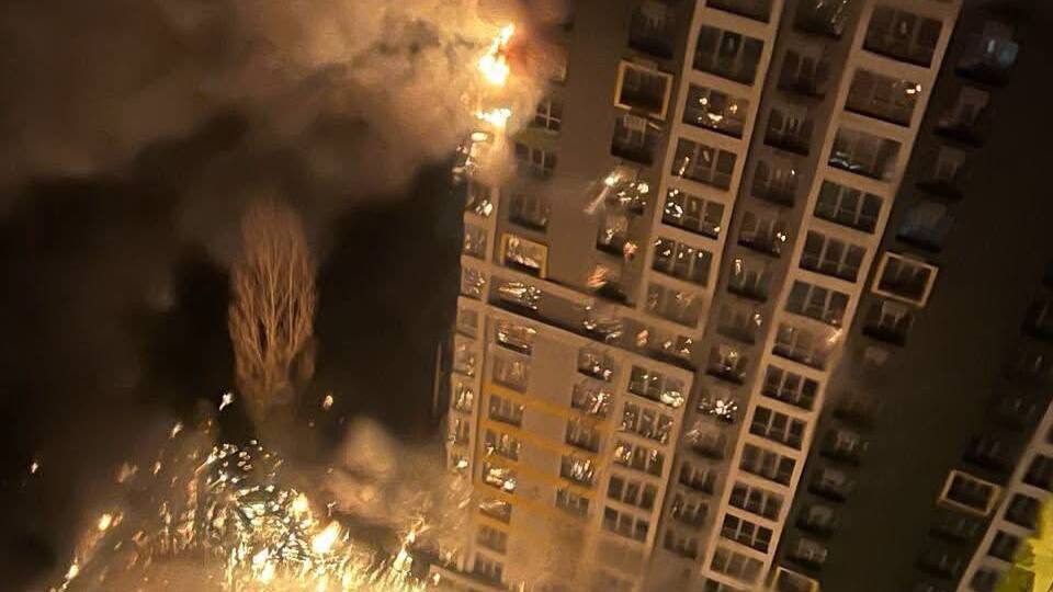 Россия в ночь на 14 ноября атаковала Киев