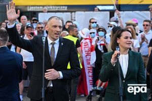 Тихановский не сможет присутствовать на вручении премии Магнитского, потому что офис Тихановской вовремя не проинформировал его о ней