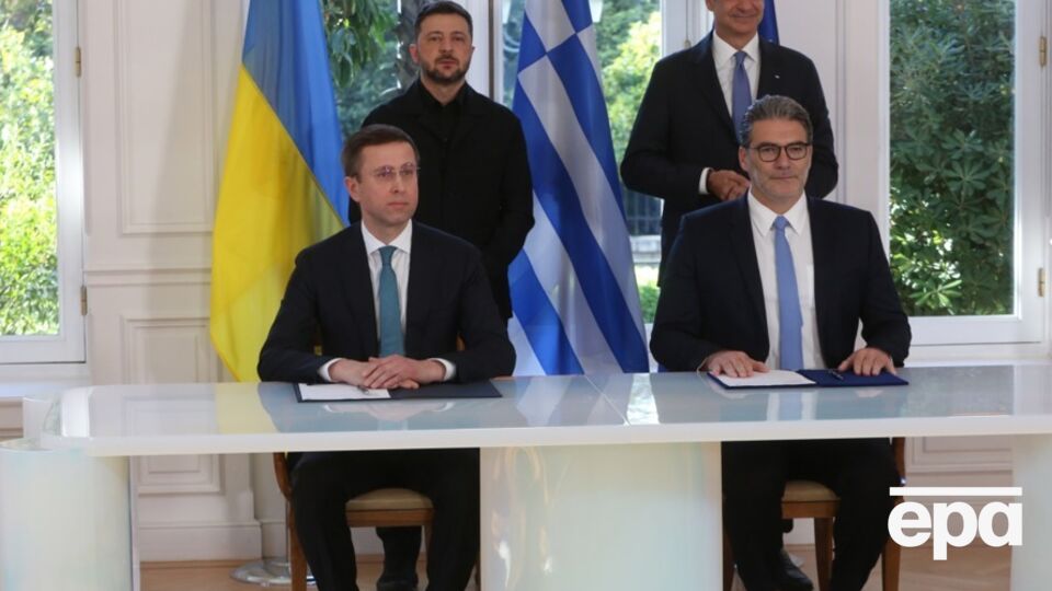 Украина подписала газовое соглашение с Грецией