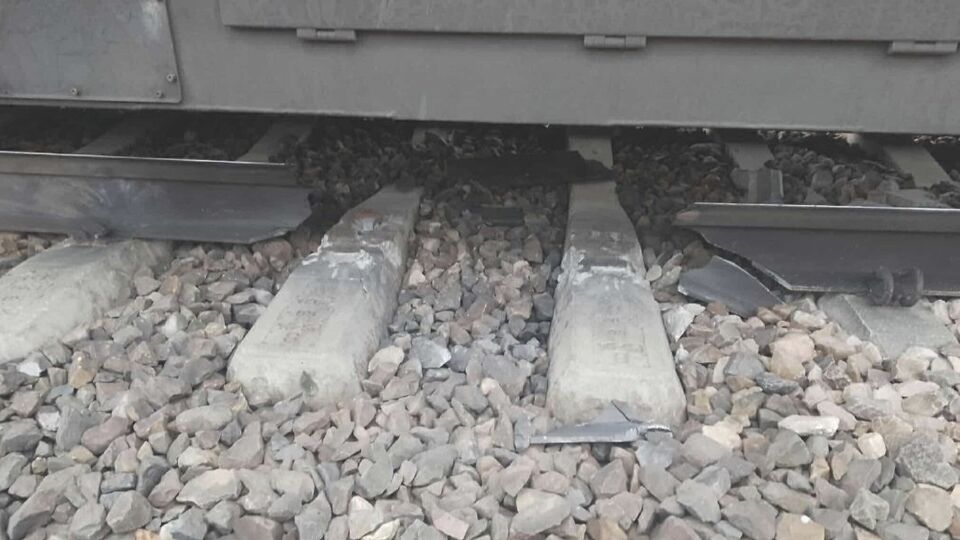 Разрушение путей произошло 16 ноября