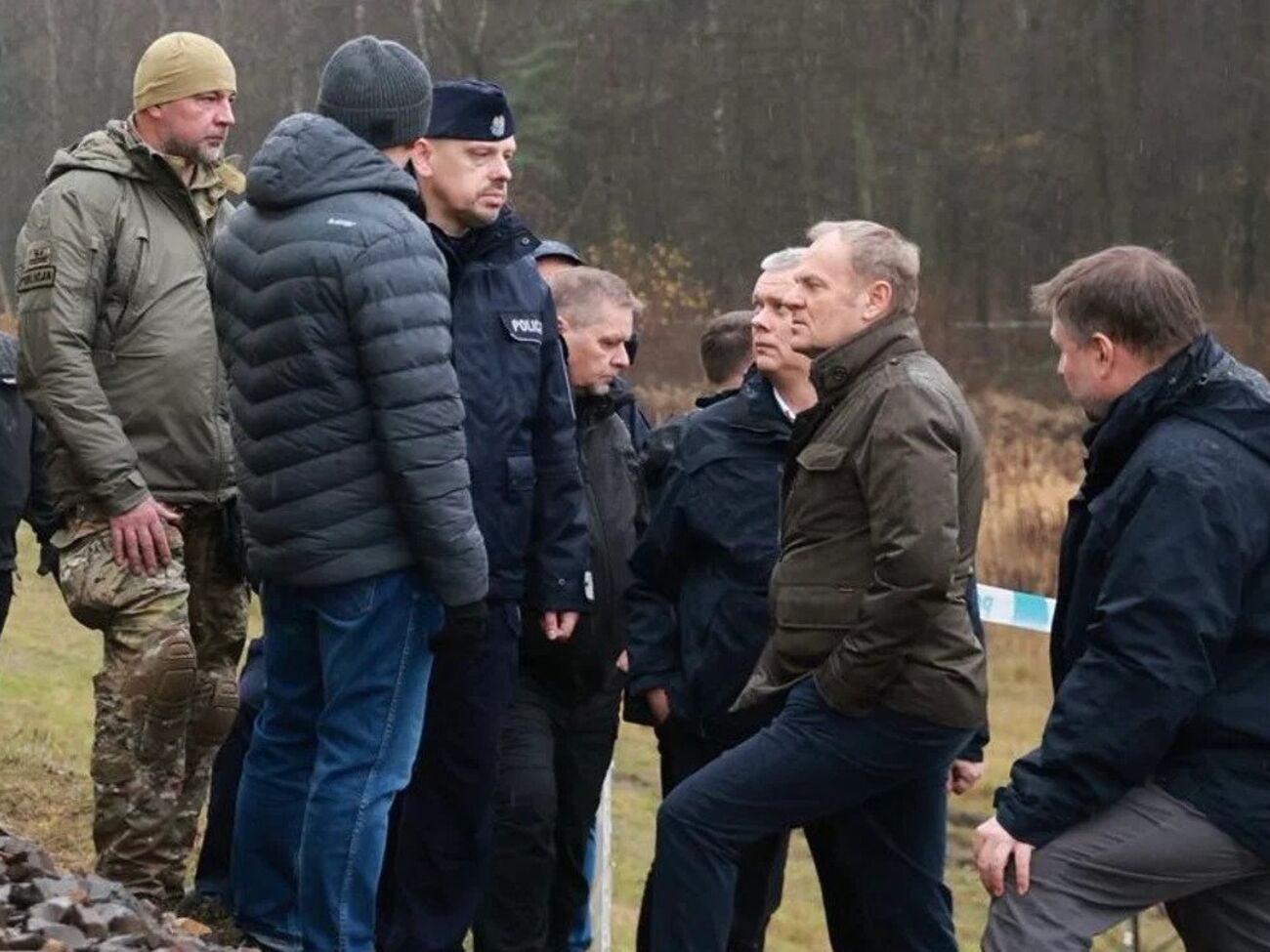 Туск приехал на место инцидента