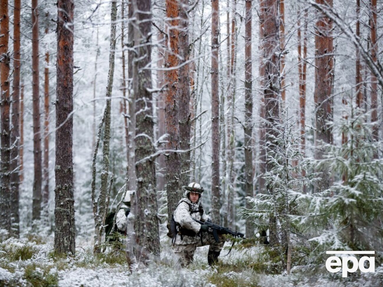 Учения проходят на самом большом учебном полигоне Западной Европы, в Ровайярве (Восточная Лапландия)