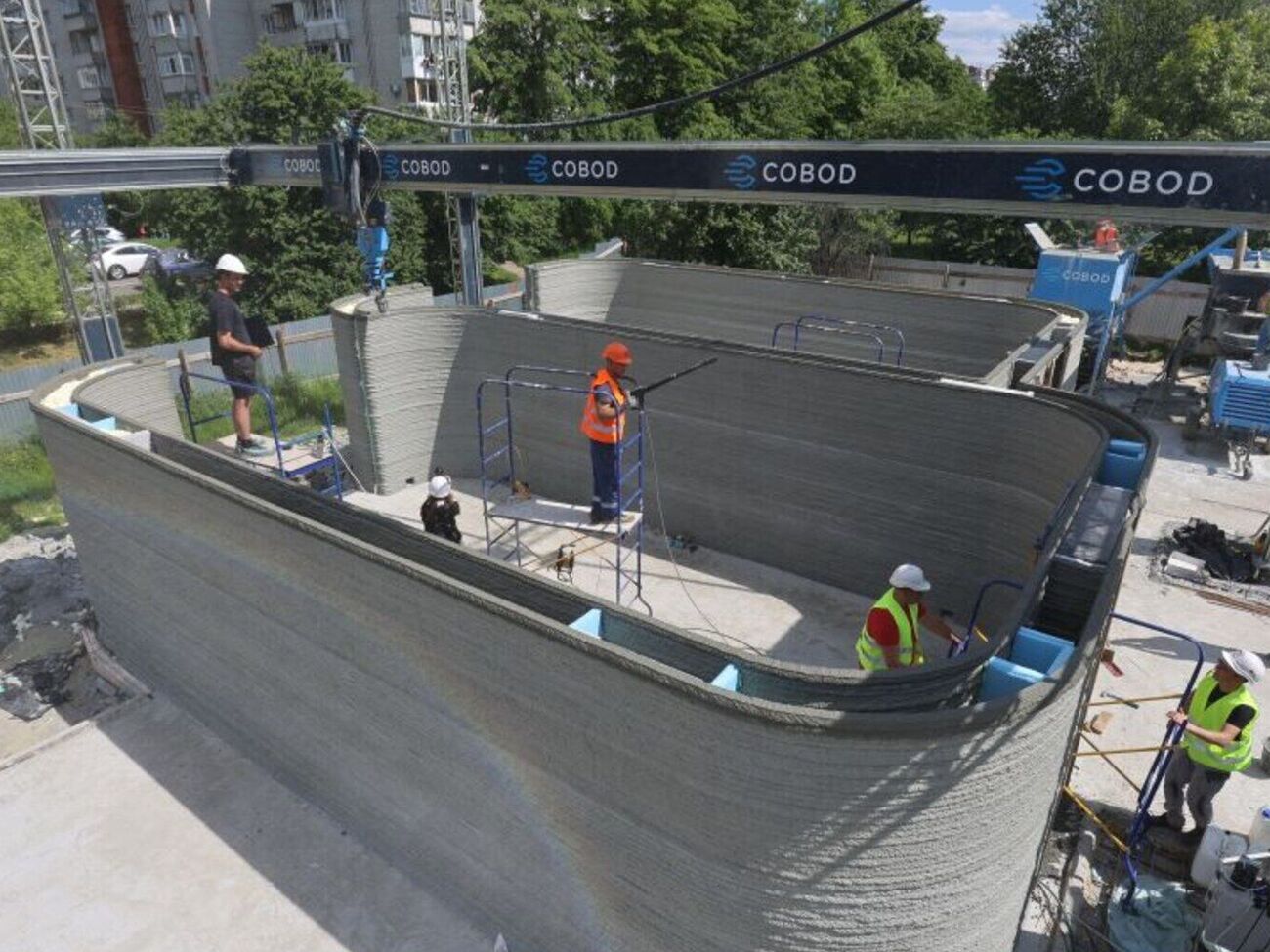 Школа во Львове – первая в Украине, которую построили с помощью 3D-принтера