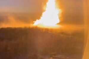 У мережі з'явилося відео великої пожежі