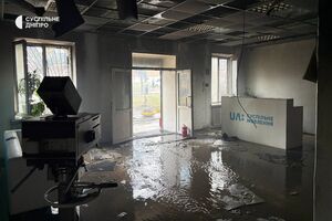 Здание "Суспільного" выгорело