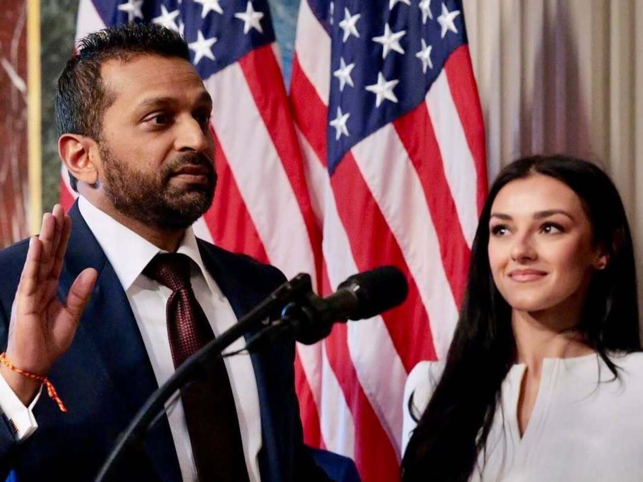 Уилкинс была на церемонии приведения к присяге нового директора ФБР Пателя в феврале 2025 года