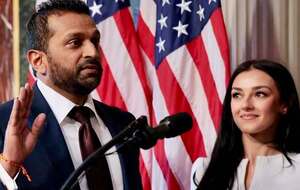 Уилкинс была на церемонии приведения к присяге нового директора ФБР Пателя в феврале 2025 года