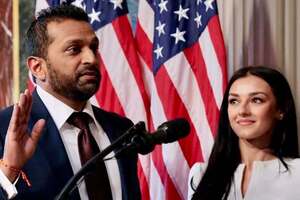 Уилкинс была на церемонии приведения к присяге нового директора ФБР Пателя в феврале 2025 года