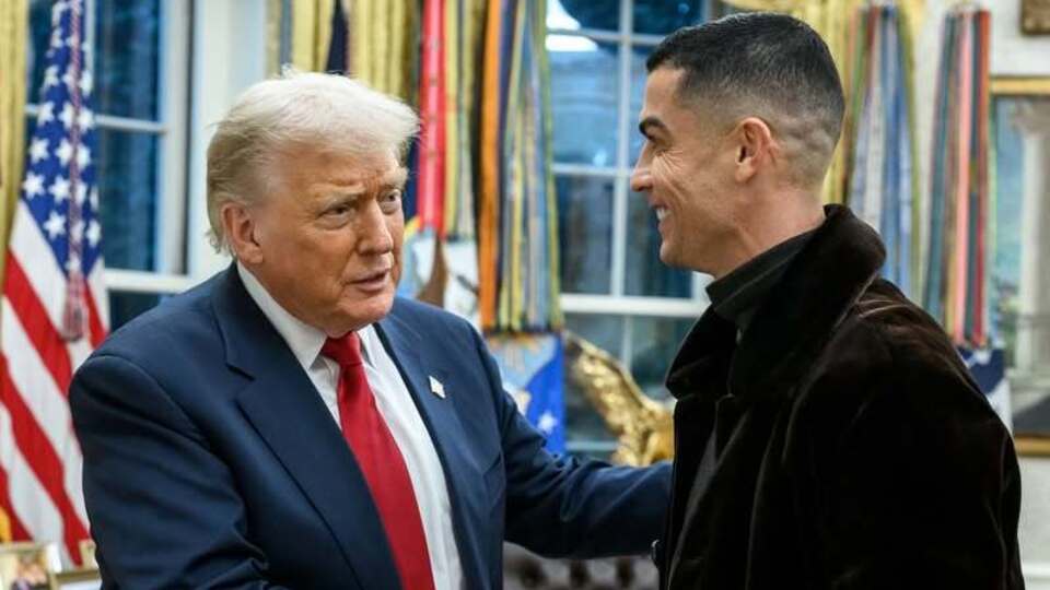 На приеме у Трампа Роналду был со своей избранницей