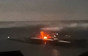 Уламки БПЛА в Туапсе пошкодили танкер і нафтоналивний термінал, визнав оперштаб Краснодарського краю