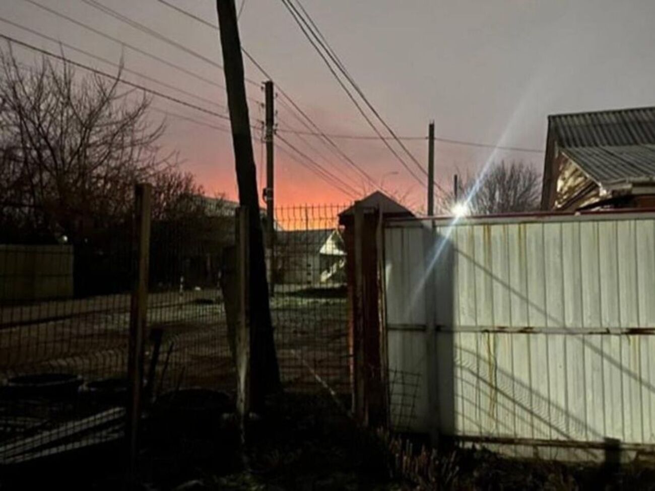 Унаслідок атаки дронів виникла пожежа