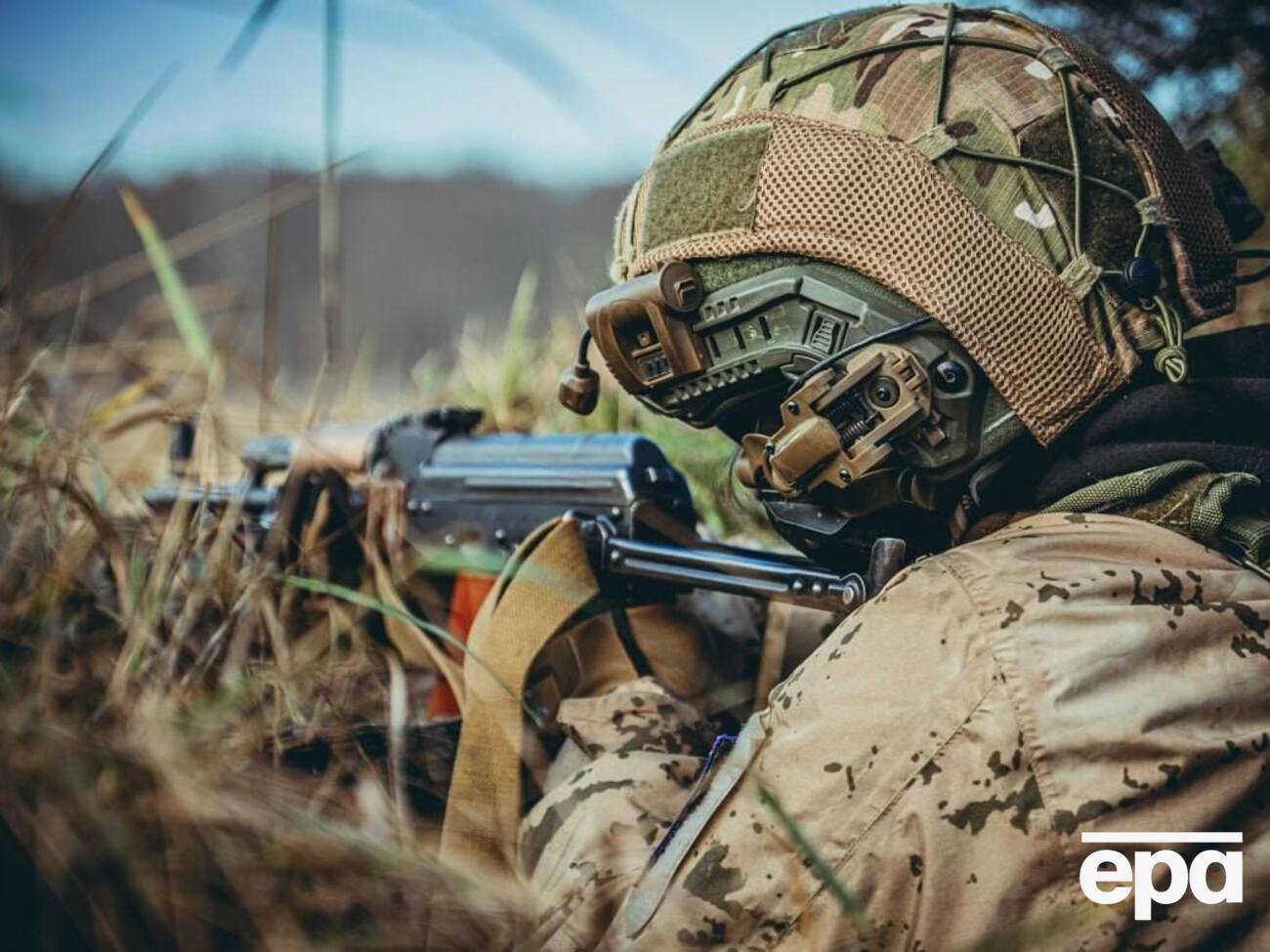 Американский доброволец обращался к россиянам на украинском языке